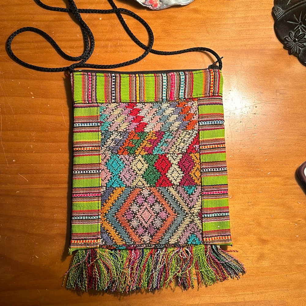 Colorful crossbody purse